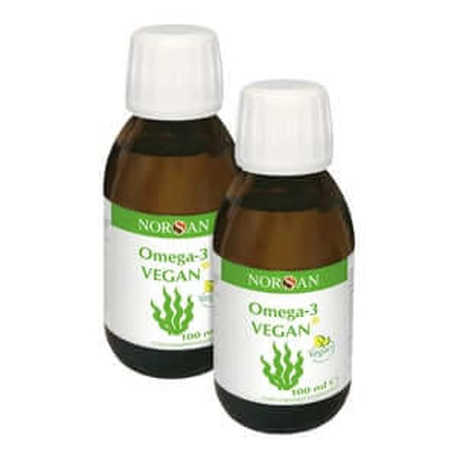 Norsan Omega-3 Vegan 2 x 100ml 2X100 ml