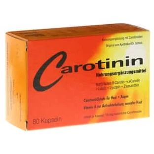 Carotene capsules 80 pcs