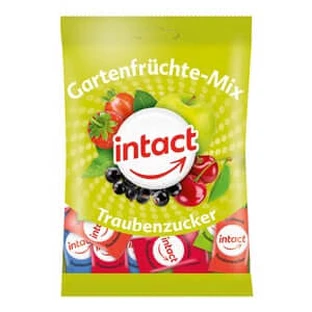 Intact Traubenzucker Beutel Gartenfrüchte-mix 75 g