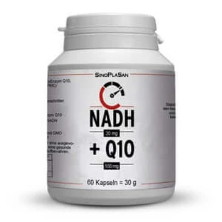 NADH 20 Mg+q10 100 mg capsules 60 Capsules