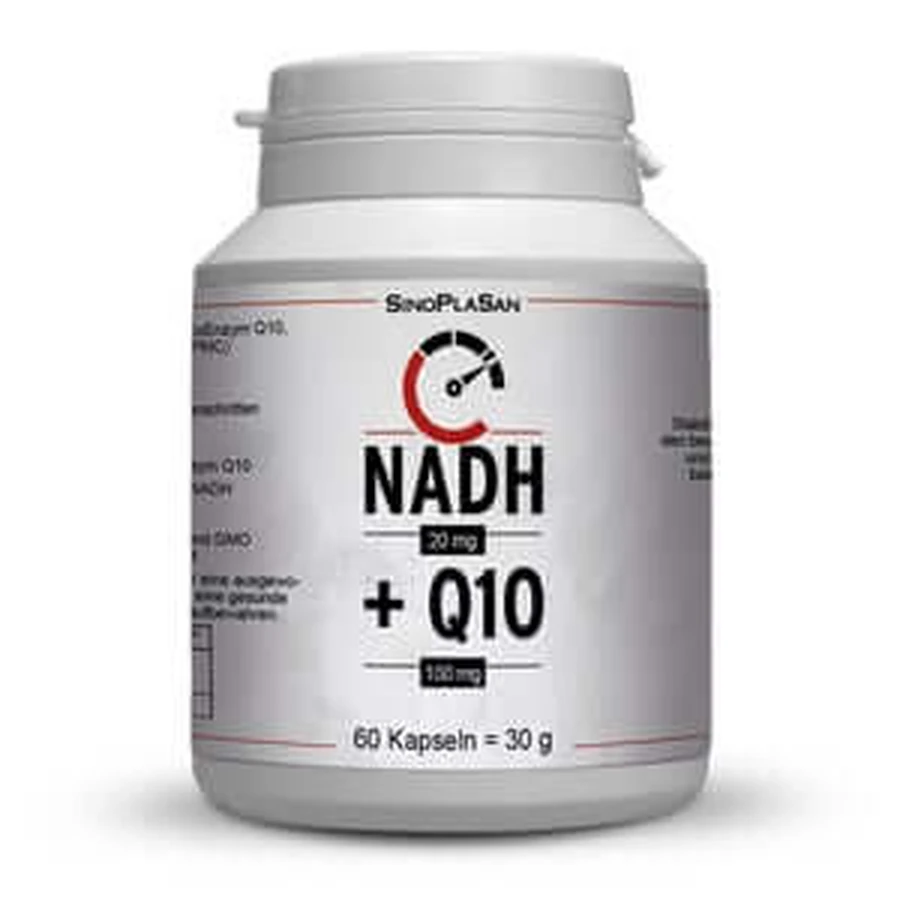 NADH 20 Mg+q10 100 mg capsules 60 Capsules