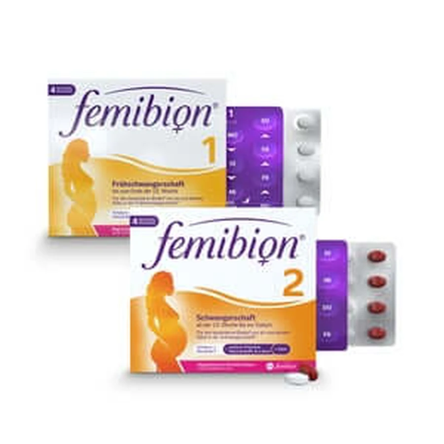 Femibion 1 and 2 Set 1 pc