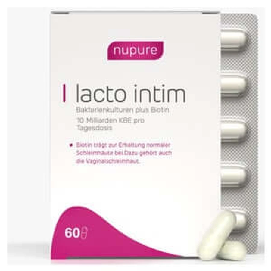 Lacto Intim Milchsäurebakterien+biotin Msr.kaps. 60 St