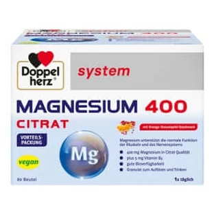 Double Heart Magnesium 400 Citrate system G 60 St