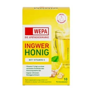 WEPA Ingwer+honig+vitamin C Pulver 10X10 g