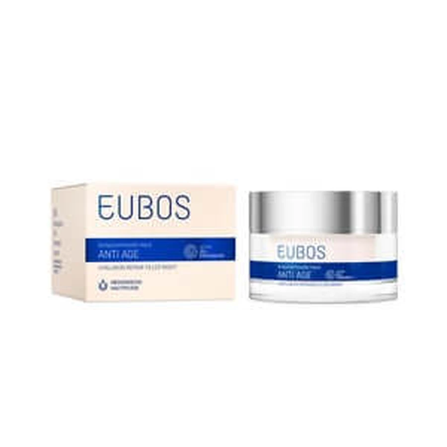 Eubos Antiedad Hyaluron Reparador Rellenador Noche 50 ml