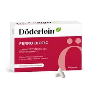 DÖDERLEIN Ferro Biotic - Iron + Lactic Acid Bacteria + Vit C 30 St