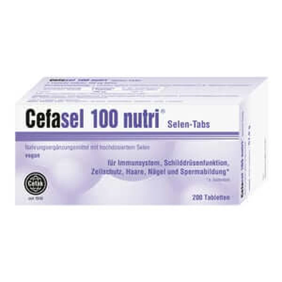 Cefasel 100 Nutri Selenium-Tabs 200 St