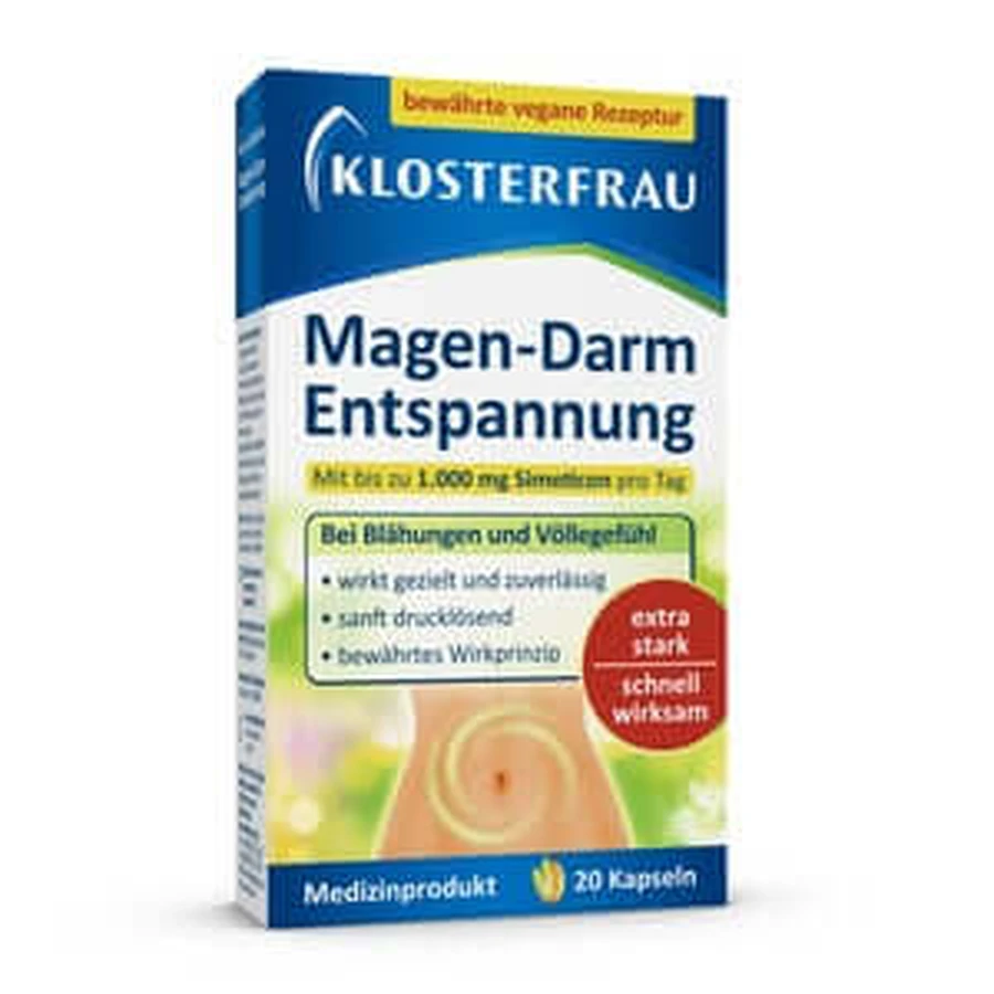 Klosterfrau Gélules de Relaxation Gastro-intestinale 20 Gélules