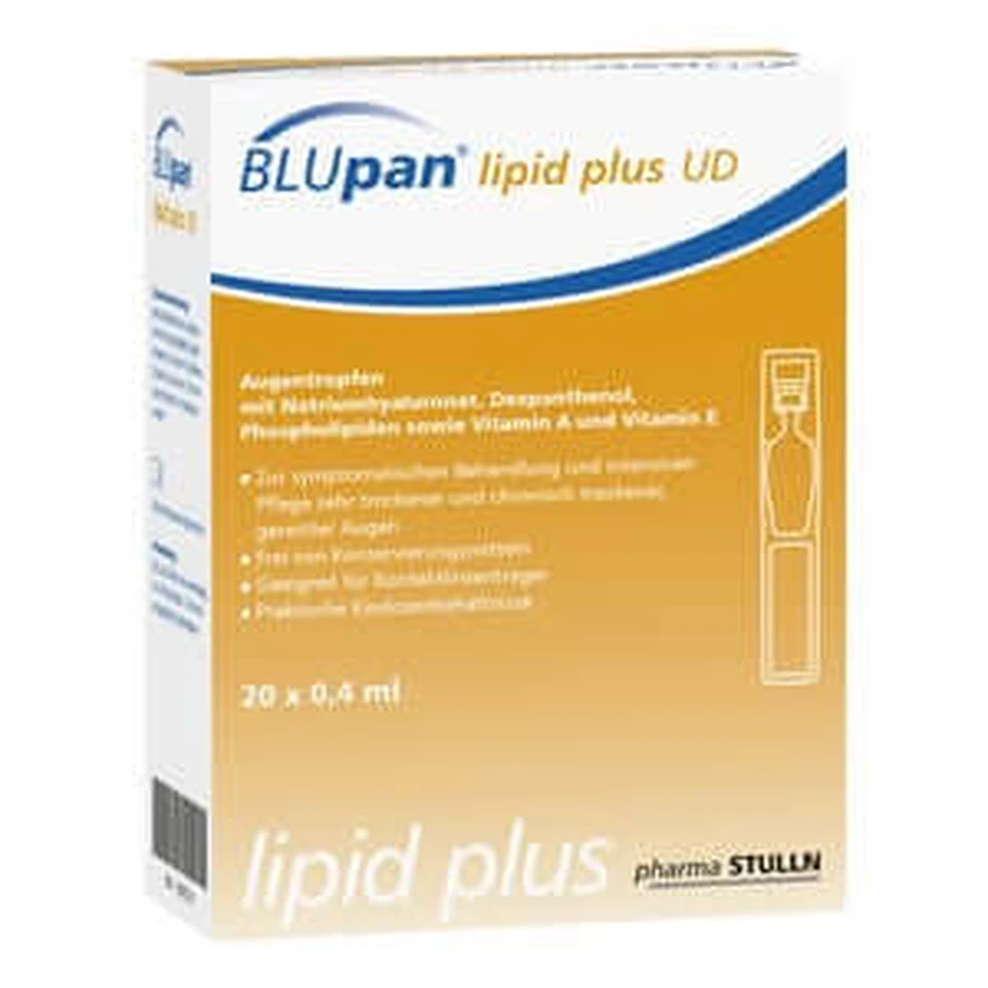 Blupan Lipid Plus Ud eye drops 20X0.4 ml