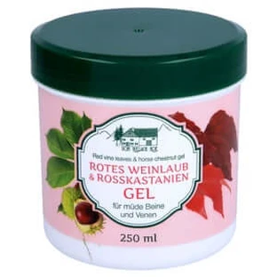 Gel de feuilles de vigne rouge et de marron d'Inde Pulla 250 ml