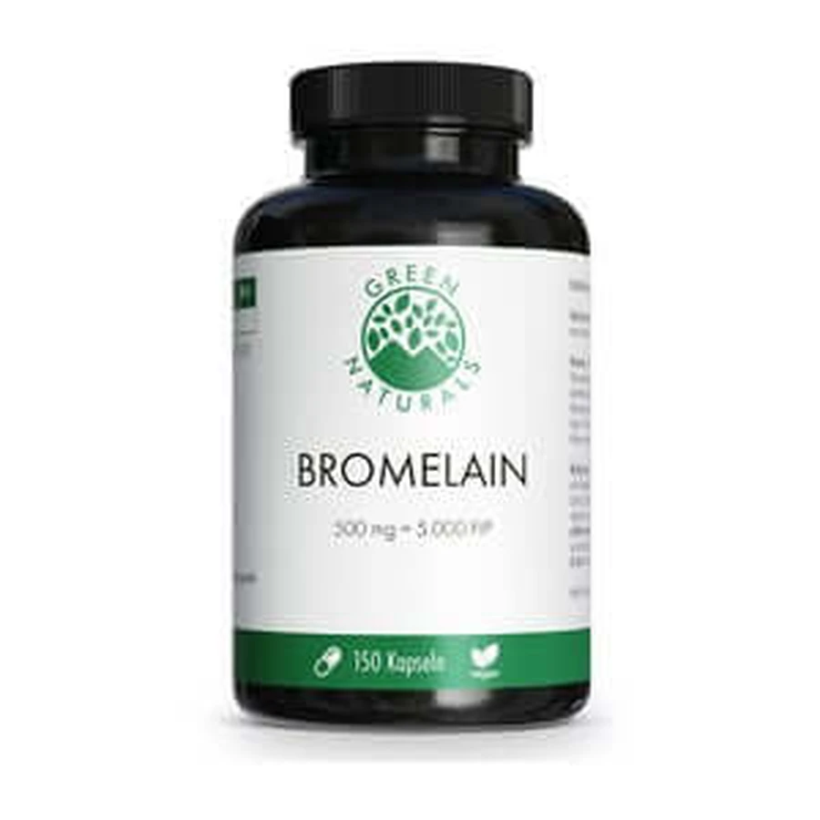 Green Naturals Bromelaïne 500 mg veganistisch mi 150 St