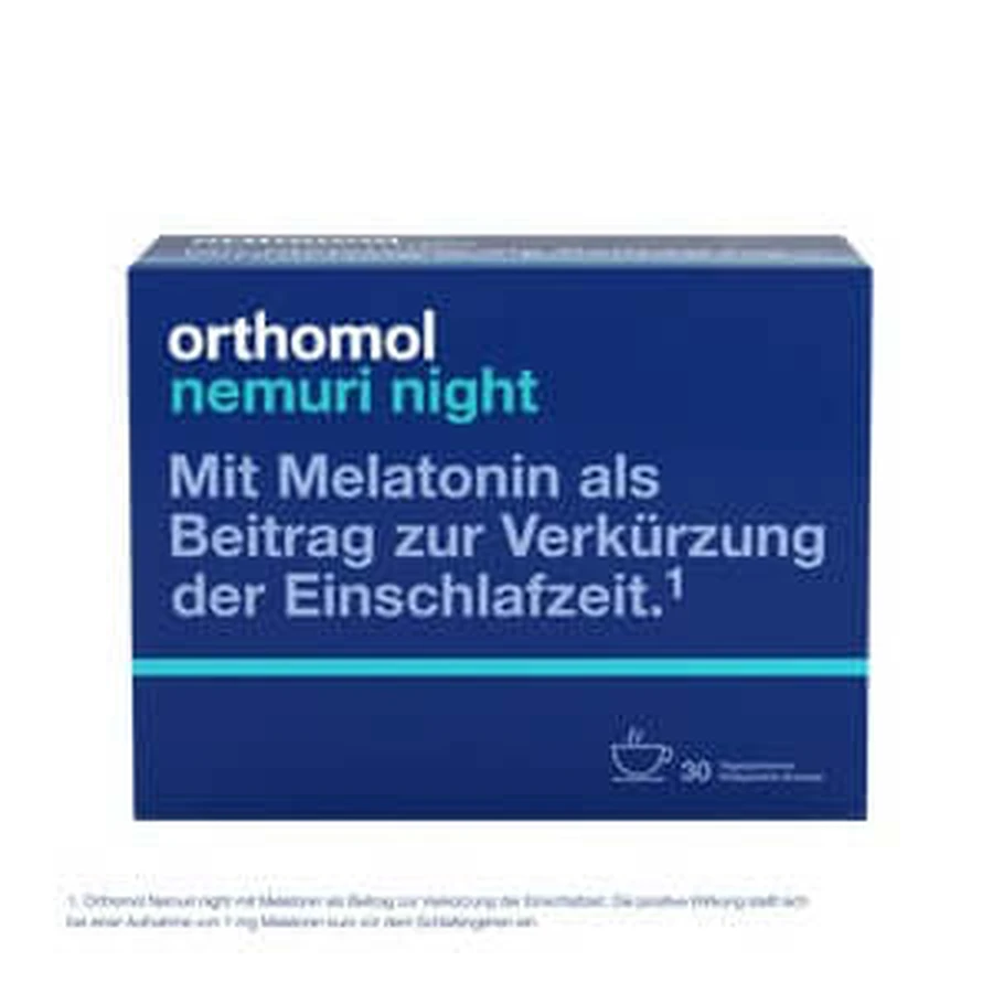 Orthomol Nemuri night Heißgetränk-Granulat 30X10 g