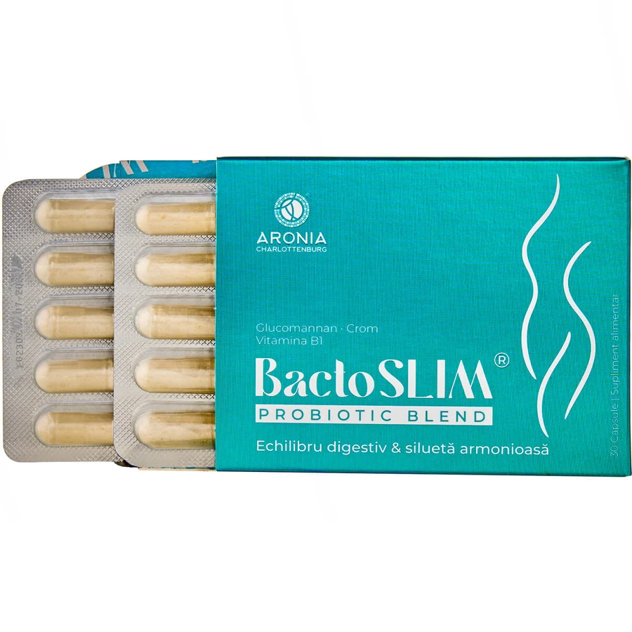 BactoSLIM® - premium formule voor een evenwichtige spijsvertering en controle over de eetlust met probiotica, prebiotica, kruiden en essentiële voedingsstoffen