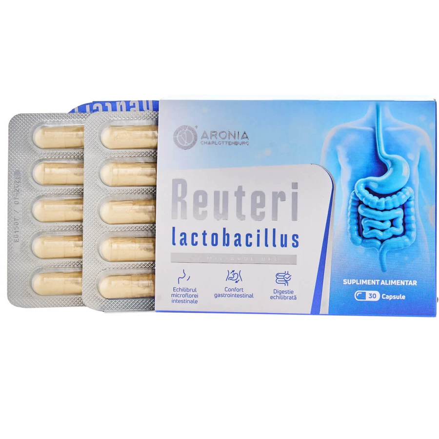 Lactobacillus Reuteri - concentrated probiotic with 50 billion CFU for easy digestion and balanced gut flora