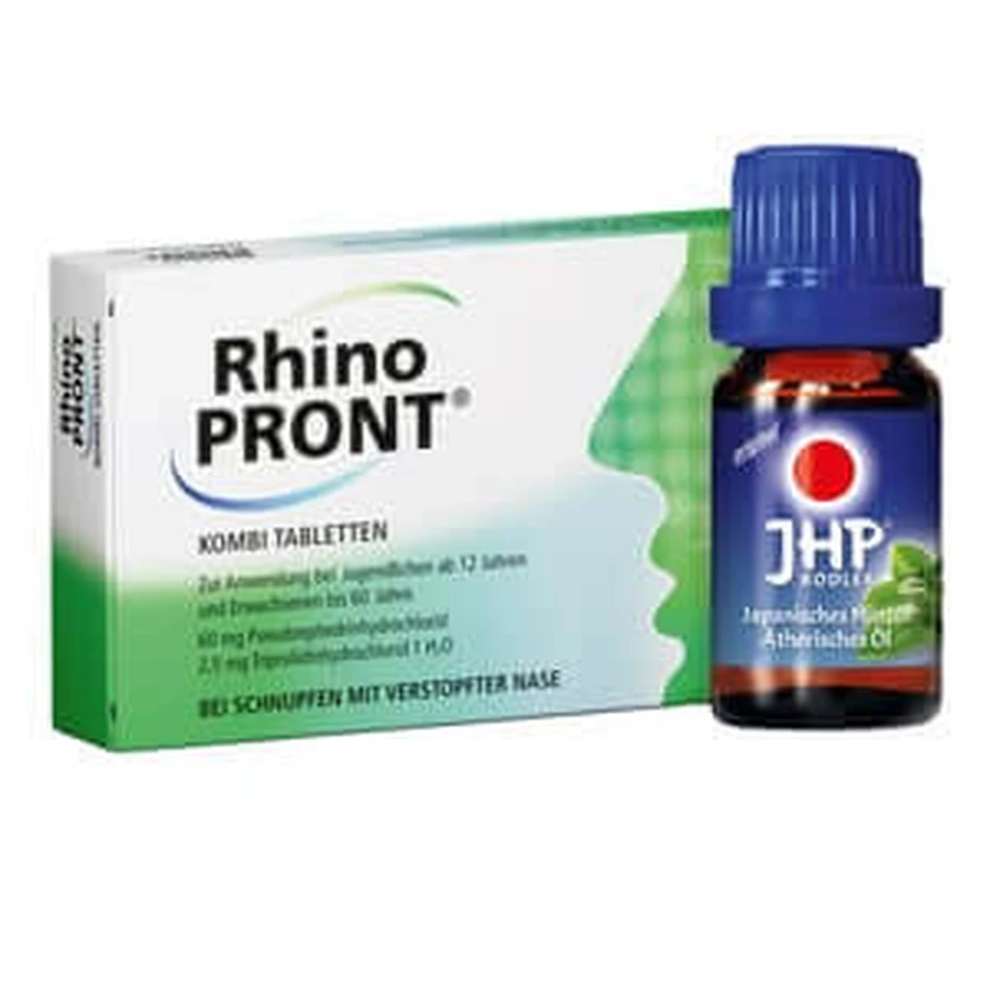RhinoPRONT® tablets + JHP® mint oil 1 set