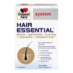 Double Heart Hair Essential System Capsules 120 Capsules