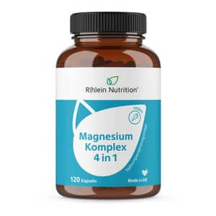 Magnesium Komplex 4 in 1 hochdosiert vegan 120 St
