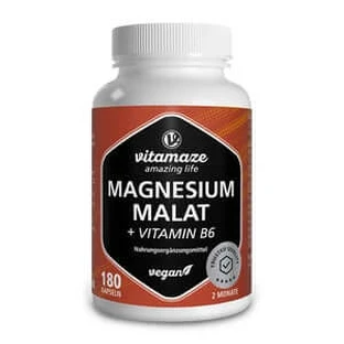 Magnesium-malat 1800 Mg+vitamin B6 Kapseln 180 St