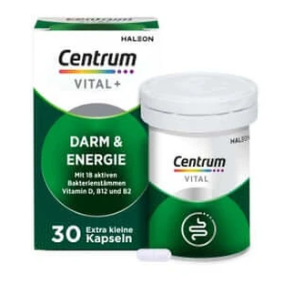 Centrum Vital+ Capsules Intestin & Energie 30 Capsules
