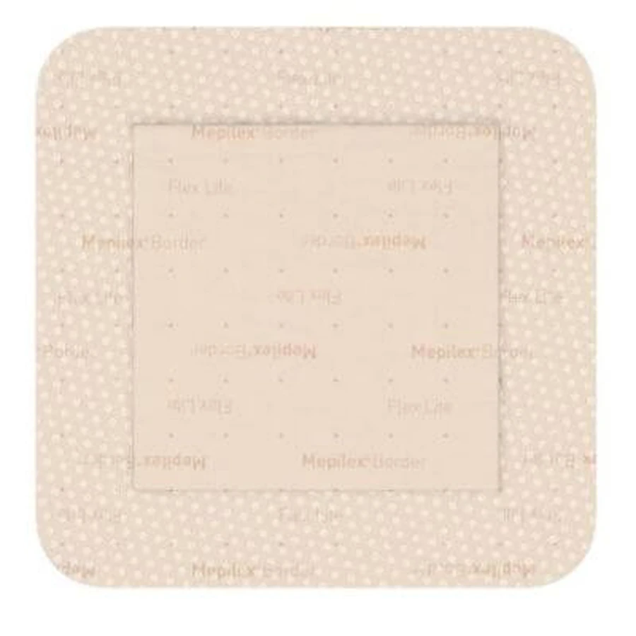 mepilex border flex lite Polyurethanschaumverband 7,5x7,5 cm 5 Stück
