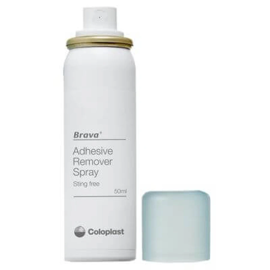 Brava spray removedor para el desprendimiento suave de adhesivos y dispositivos de ostomía 50 ml