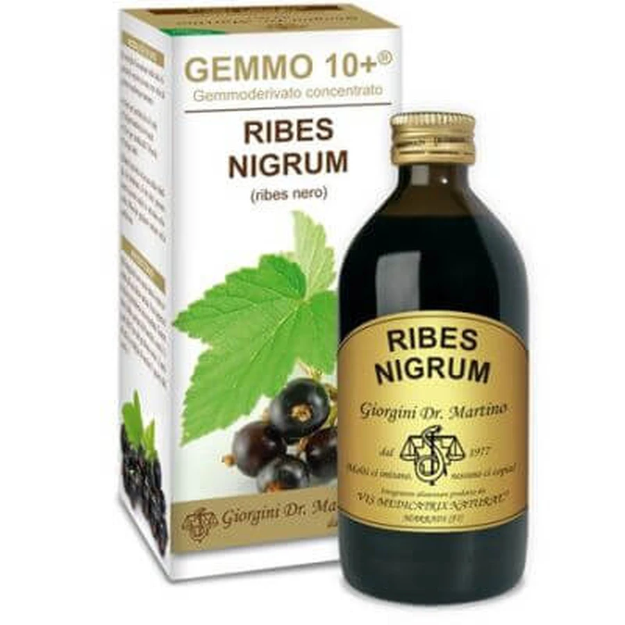 Gemmo 10+ blackcurrant 200 ml non-alcoholic liquid