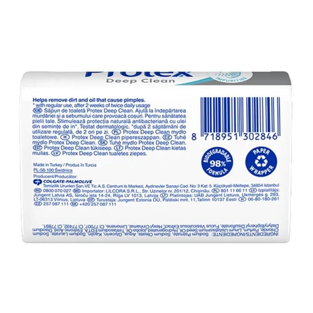 Protex Deep Clean antibacteriële vaste zeep, 90 g, Colgate-Palmolive