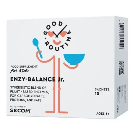 Verdauungsenzyme für Kinder Enzy-Balance Junior Good Routine, 10 Beutel x 2,5 g, Secom