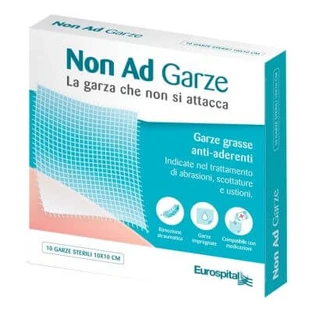 Sterile paraffin-embedded gauze meds pharmactive 10x40 cm
