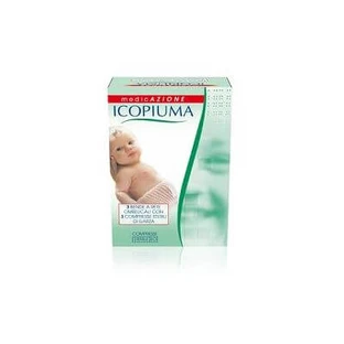 Bandage de compression physiologique icopiuma maille ombilicale avec gaze stérile 1 pièce