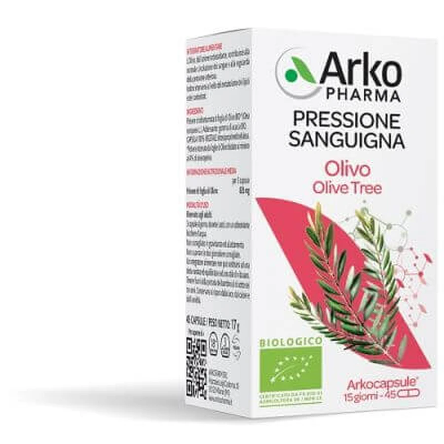 Arko organic olive capsules 45 capsules
