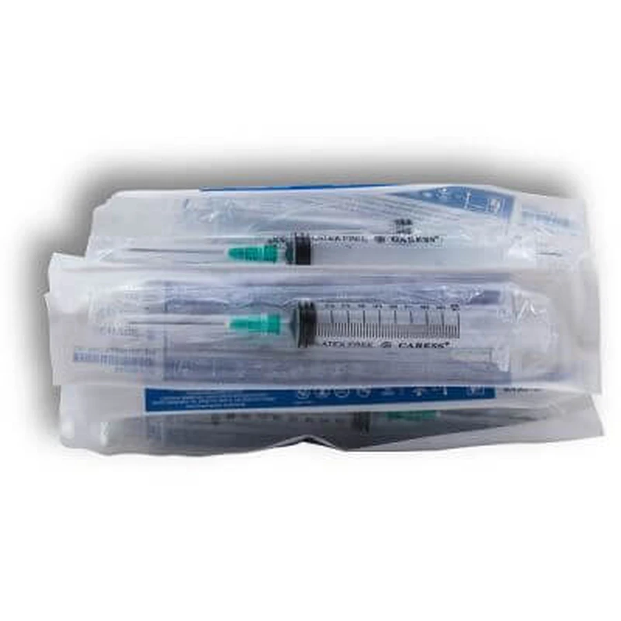Jeringa blanda capacidad 10ml aguja calibre 21 pack 10 unidades