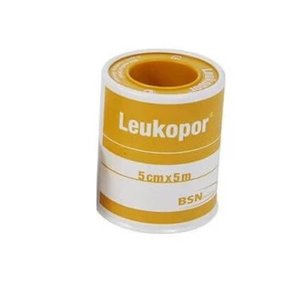 Hypoallergene hypoallergene Vliesstoff Leukopor Rolle Patch weiß 5x500 cm
