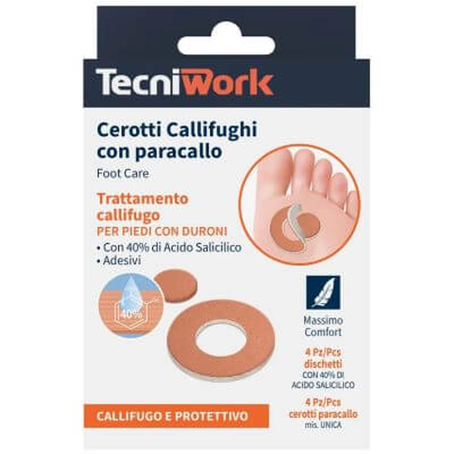 Dural callus plaster 4+4 pieces