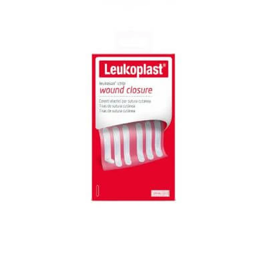 Suture patch leukosan strip 6x38mm 2 sachets x 6 patchs