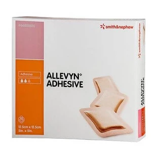 Steriler hydrozellulärer hochabsorbierender haftender Polyurethan-Schaumverband 12,5x12,5cm 10 Stück