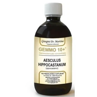 Gemoo 10+ gemmoderivate geconcentreerde alcoholvrije vloeistof aesculus hippocastanum paardenkastanje 500 ml
