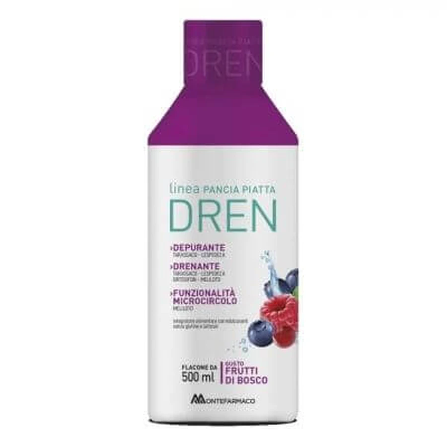 Flacher Bauch dren 500 ml Beeren