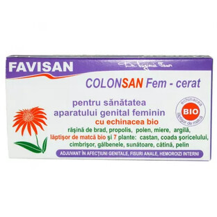 ColonSan Fem-cerat with 7 plants, 12 suppositories x 1.9 g, Favisan