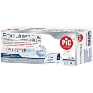 Pic solution seringue prêt à l'emploi 2.5 ml aiguille gauge 23 1 1/4 10 pièces