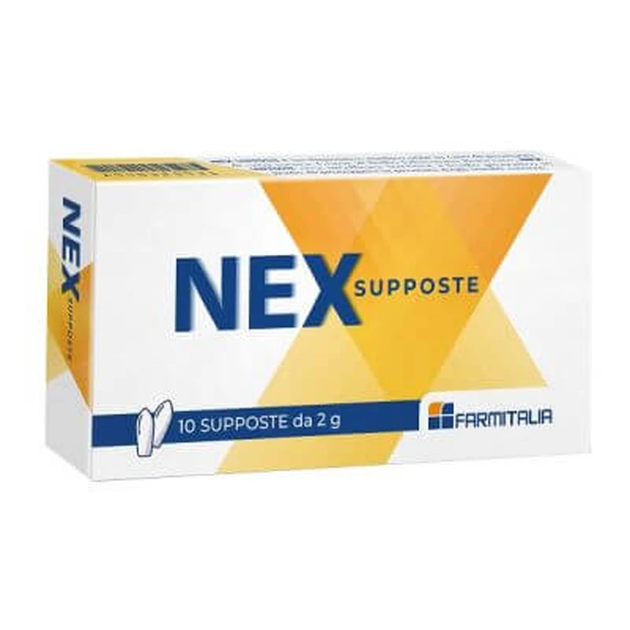 Nex zetpillen 10 stuks van 2 g