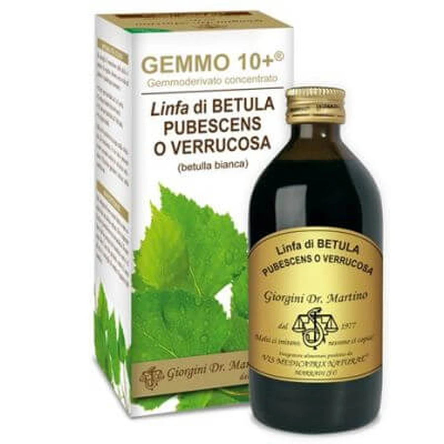 Gemmo 10+ berkensap 200 ml alcoholvrije vloeistof