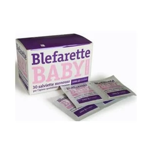 Blefarette baby jetable medicated eye wipes 30 pieces