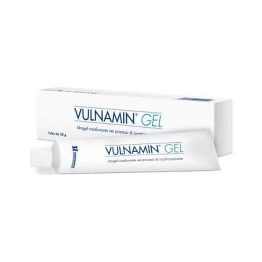 Vulnamin apósito de gel interactivo a base de aminoácidos de colágeno y hialuronato sódico tubo 50 g