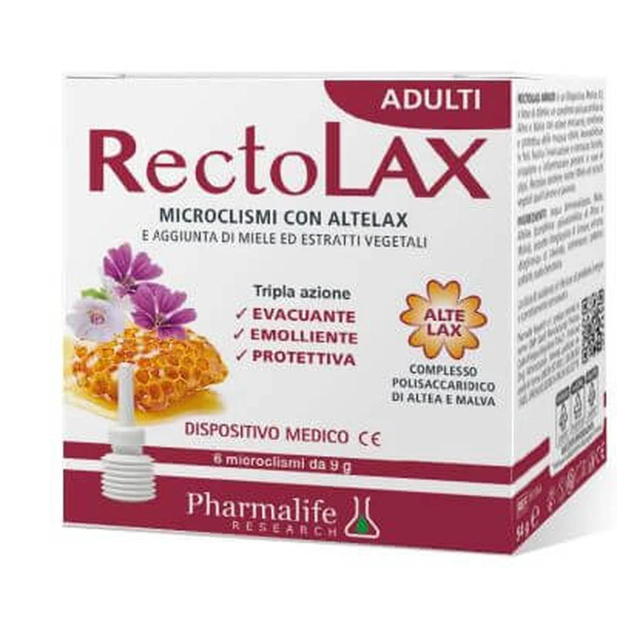 Rectolax adulto microclina 6 piezas de 9 g