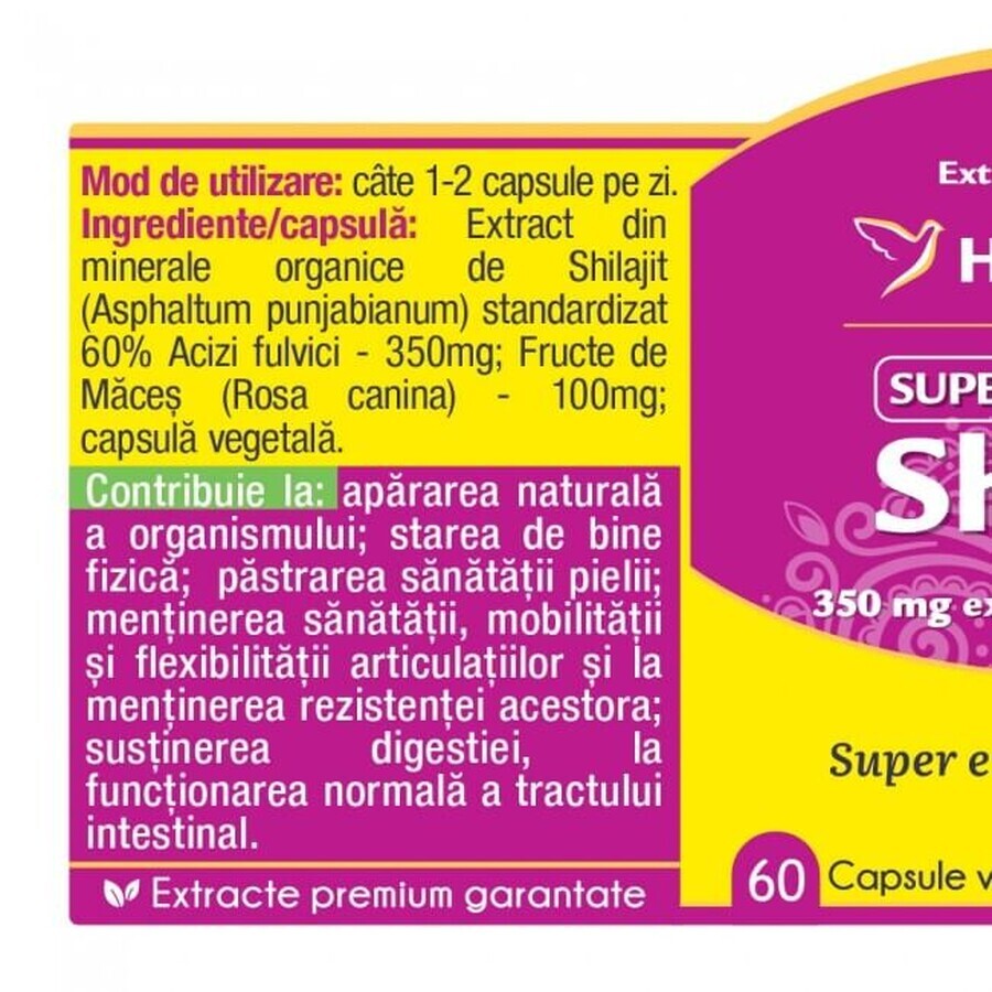 Shilajit Mumio, 60 Kapseln, Herbagetica