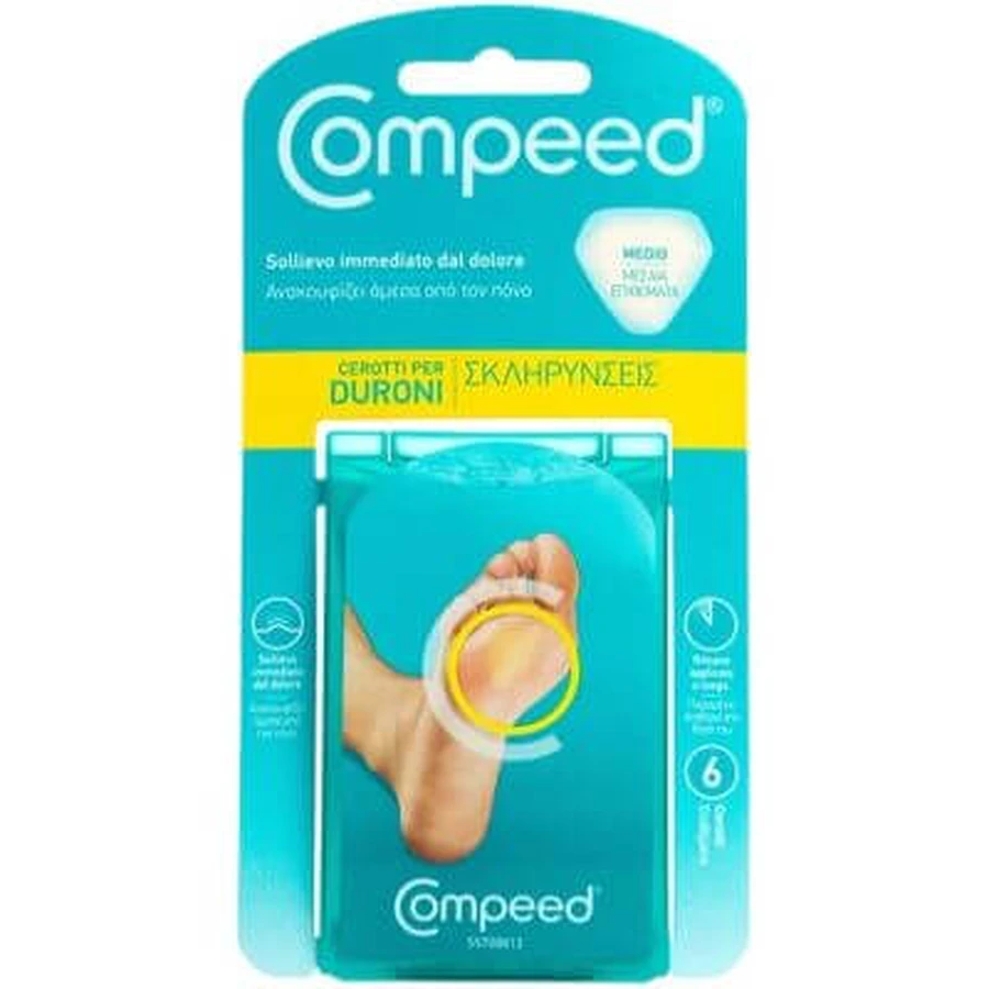 Compeed duron patches medium 6 pieces