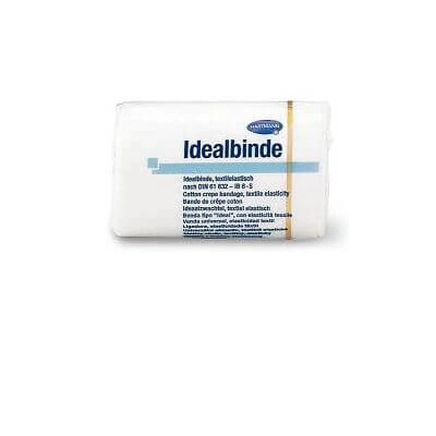 Bande élastique idealbinden stretch medium blanc m5x6cm