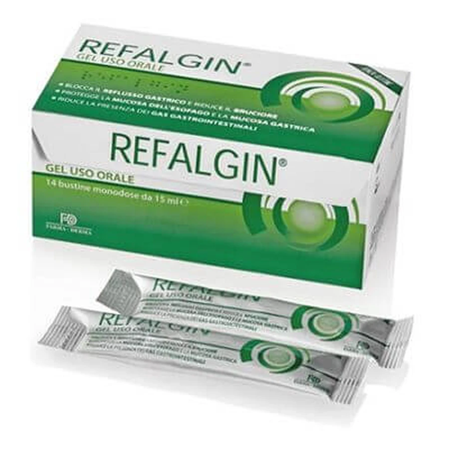Refalgin orosoluble antireflux Gel 14 Beutel 15 ml